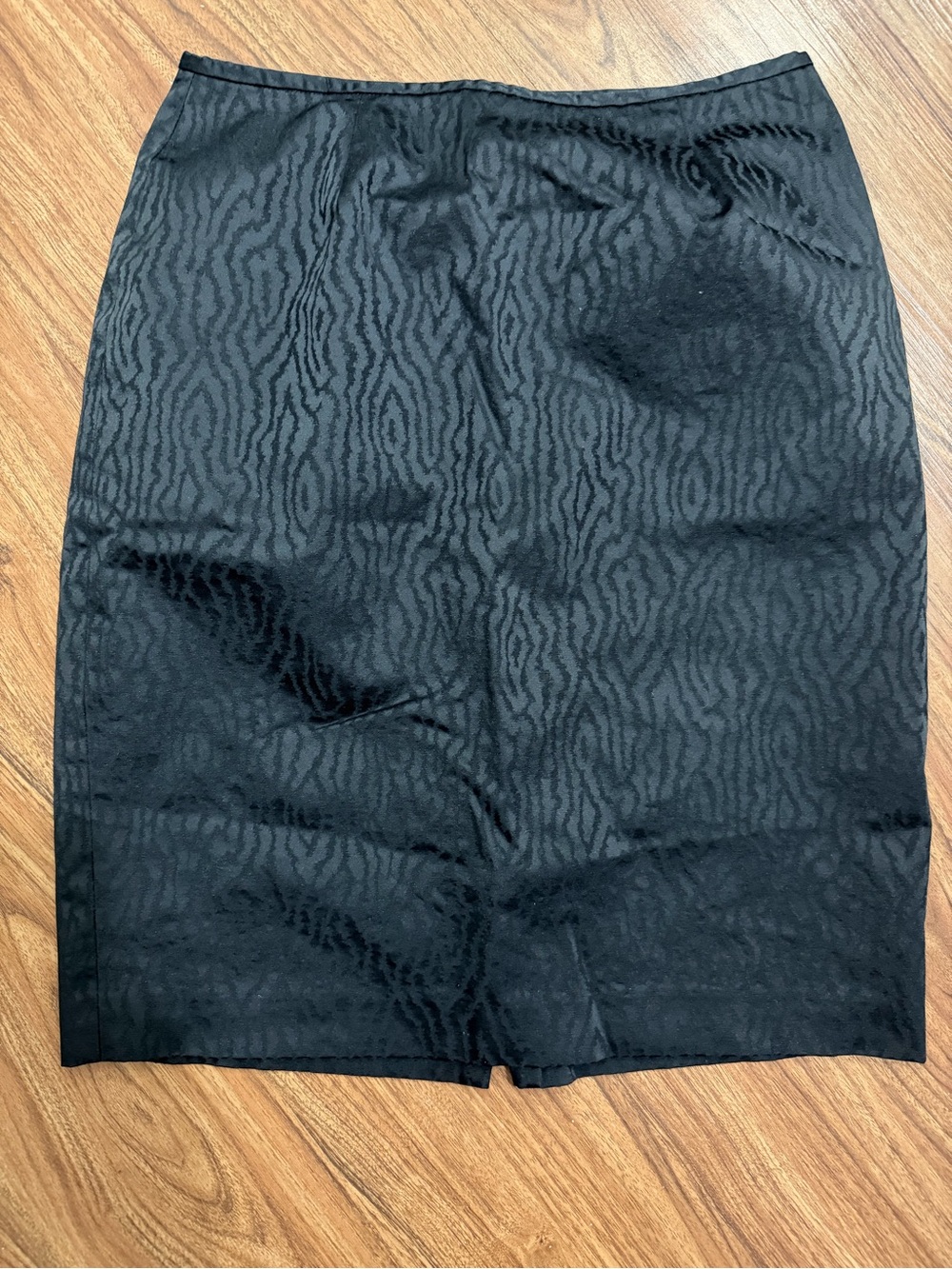 Liz Claiborne Black Satin-Lined Skirt